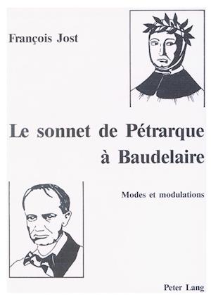 Cover for Board of Trustees of the University · Le sonnet de Petrarque a Baudelaire: Modes et modulations (Paperback Book) (1989)