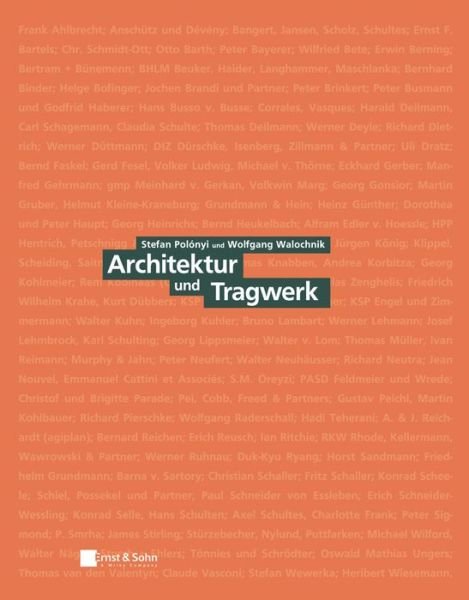 Cover for Stefan Polonyi · Architektur und Tragwerk: Klassiker des Bauingenieurwesens - Klassiker des Bauingenieurwesens (Paperback Book) (2022)
