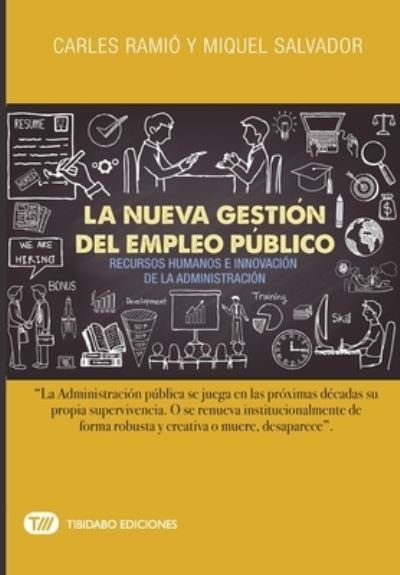 Cover for Miquel Salvador · La Nueva Gestion del Empleo Publico (Paperback Bog) (2018)