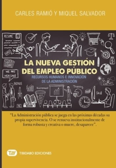 Cover for Miquel Salvador · La Nueva Gestion del Empleo Publico (Paperback Book) (2018)