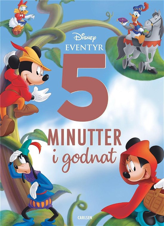Fem minutter i godnat: Fem minutter i godnat - Disney eventyr - Disney - Books - CARLSEN - 9788727001692 - October 5, 2021
