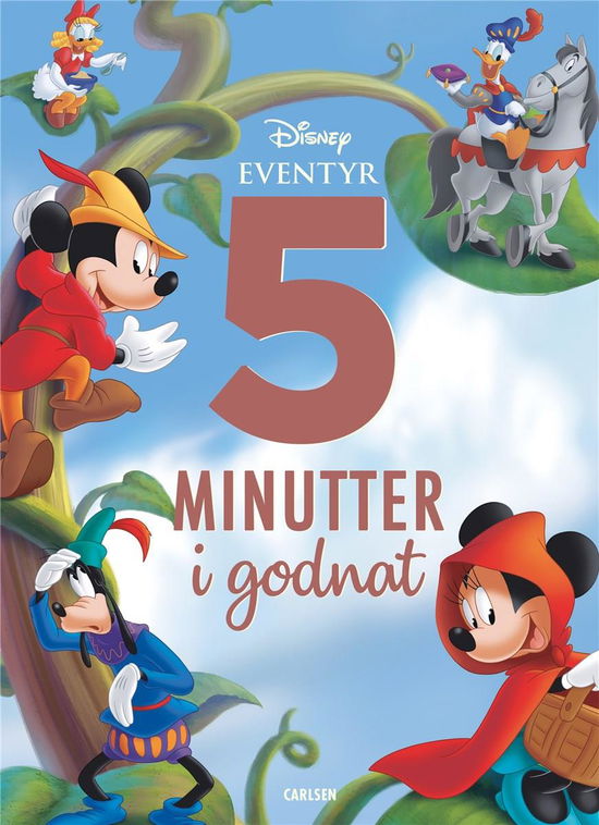 Fem minutter i godnat: Fem minutter i godnat - Disney eventyr - Disney - Bøger - CARLSEN - 9788727001692 - 5. oktober 2021