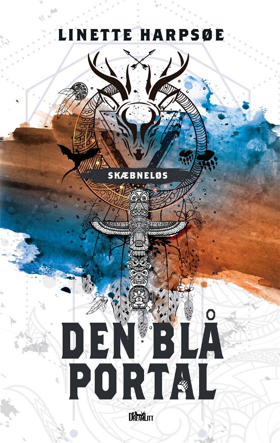 Cover for Linette Harpsøe · Skæbneløs: Den blå portal - Skæbneløs 2 (Hardcover bog) [1. udgave] (2019)