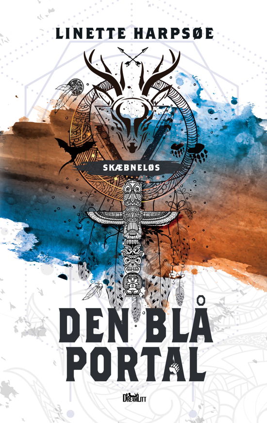 Cover for Linette Harpsøe · Skæbneløs: Den blå portal - Skæbneløs 2 (Hardcover Book) [1.º edición] (2019)