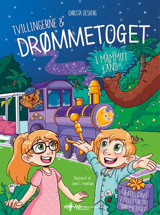 Cover for Christa Desberg · Tvillingerne og drømmetoget (Innbunden bok) [1. utgave] (2023)