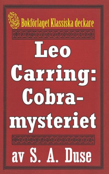 Cover for Mikael Jägerbrand · Leo Carring (Paperback Book) (2020)