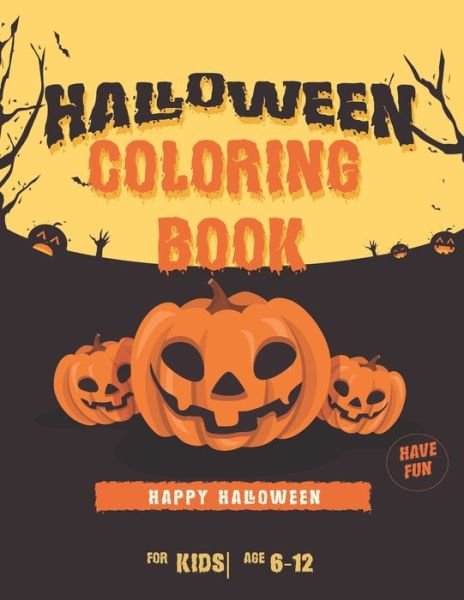 Cover for Ikram Azzioui · Halloween Coloring Book (Paperback Book) (2020)