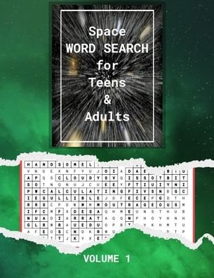 Cover for Pipat Pumpoung · Space WORD Search for Teens &amp; Adults Volume 1 (Paperback Book) (2020)
