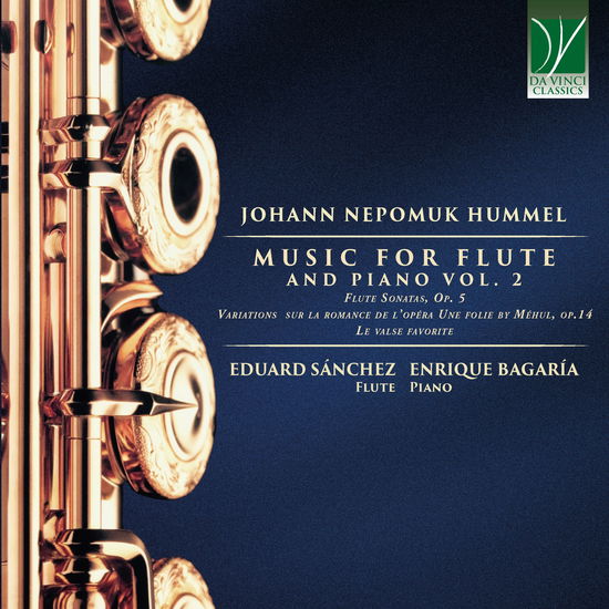Cover for Eduard Sánchez &amp; Enrique Bagaría · Johann Nepomuk Hummel: Music For Flute And Piano Vol. 2 (CD) (2025)