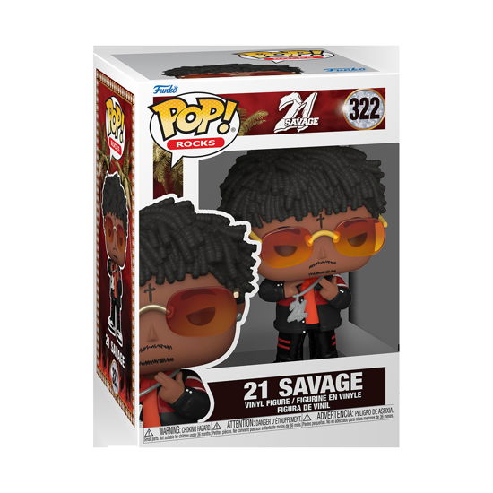 21 Savage - Funko Pop! Rocks: - Merchandise - Funko - 0889698657693 - September 8, 2023