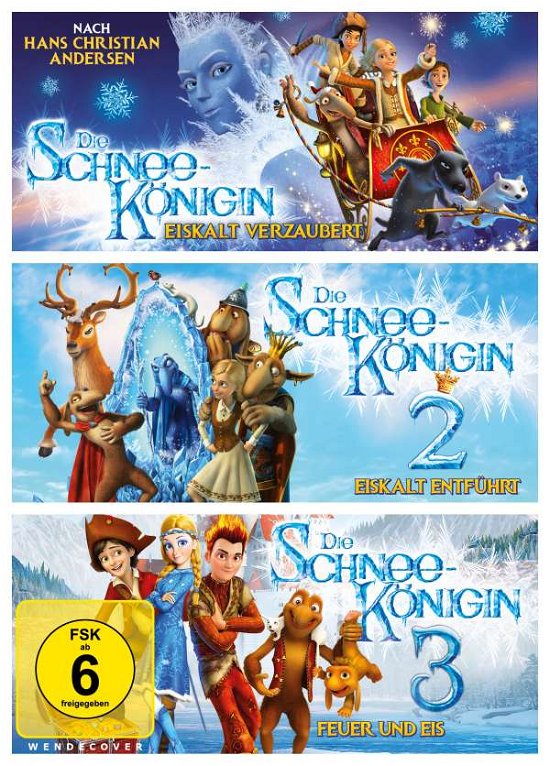 Cover for Die Schneekönigin 1-3 Box (DVD) (2017)