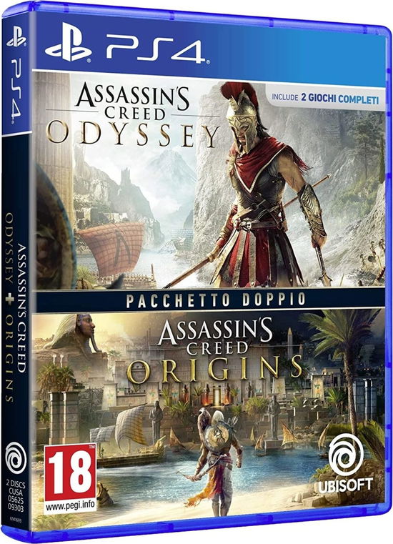 Cover for Ps4 · Assassins Creed Odyssey Origins IT PS4 (PC)