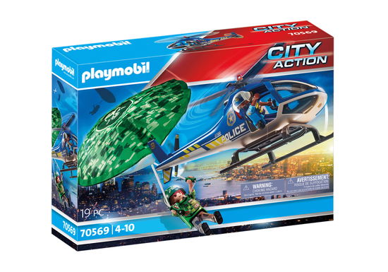 Cover for Playmobil · Politiehelikopter: Parachute-Achtervolging (70569) (Toys)