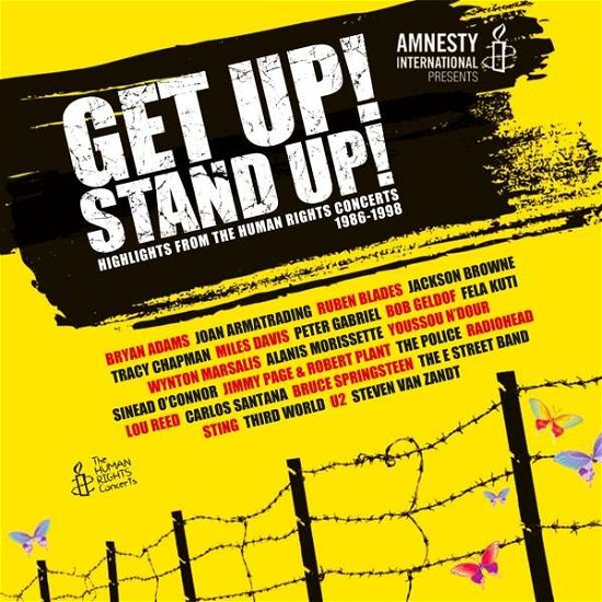 Cover for Get Up! (Highlights from Human Rights Concerts) · Get Up! Stand Up! (Highlights from the Human Rights Concerts 1986-1998) (CD) (2021)