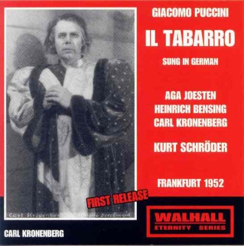 Cover for Bensing · Il Tabarro (CD) (2004)