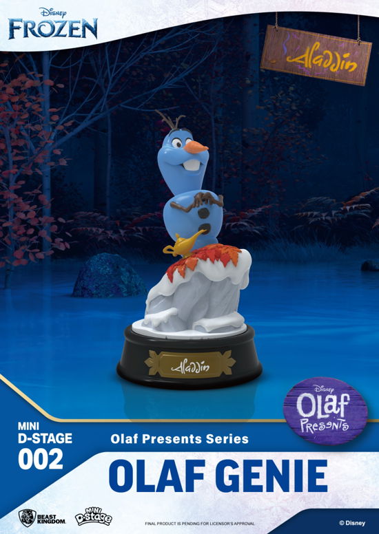 Disney Olaf Presents Olaf Genie Minidstage Figure - Disney - Merchandise - BEAST KINGDOM - 4711203451693 - 20. august 2023