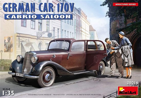 Cover for Miniart · German Car 170V Cabrio Saloon 1:35 (Leksaker)