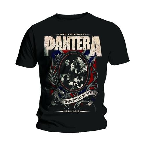Pantera Unisex T-Shirt: Anniversary Shield - Pantera - Merchandise - ROFF - 5023209629693 - January 16, 2015