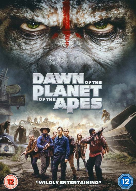 Cover for Dawn of the Planet of the Apes DVD (DVD) (2014)