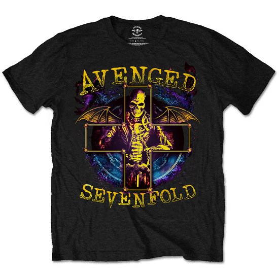 Cover for Avenged Sevenfold · Avenged Sevenfold Unisex T-Shirt: Stellar (T-shirt) [size S] [Black - Unisex edition]