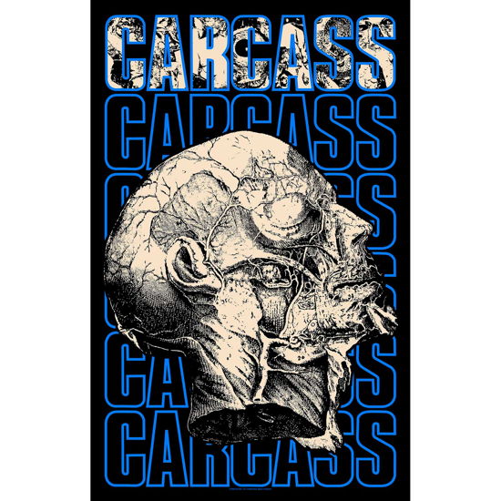 Carcass Textile Poster: Necro Head - Carcass - Merchandise -  - 5056365716693 - 