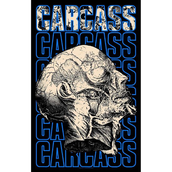 Carcass Textile Poster: Necro Head - Carcass - Marchandise -  - 5056365716693 - 