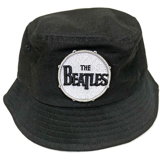 Cover for The Beatles · The Beatles Unisex Bucket Hat: Drum Logo (MERCH) [Black - Unisex edition]