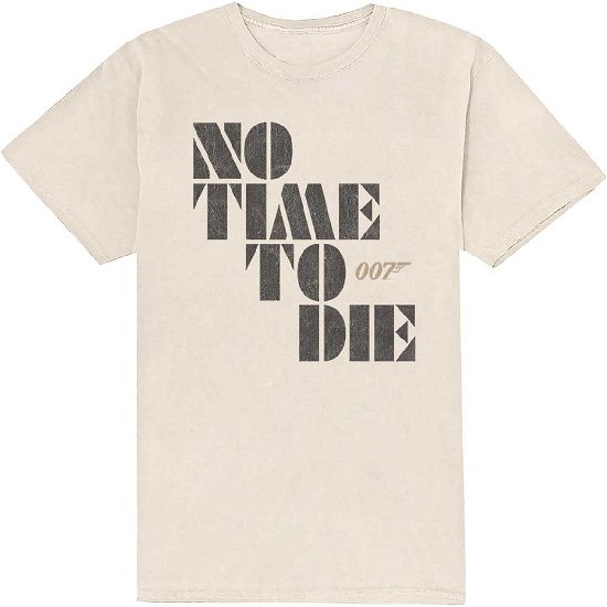 Cover for James Bond 007 · James Bond 007 Unisex T-Shirt: No Time to Die (T-shirt) [size M] [Neutral - Unisex edition]