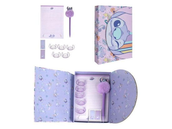 Cover for Stitch · Purple - Stationery Box - 9 Pc. (Zabawki)