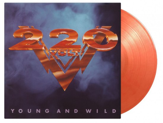 Cover for 220 Volt · Young And Wild (LP) [Crystal Clear, Red &amp; Gold Marbled edition] (2022)