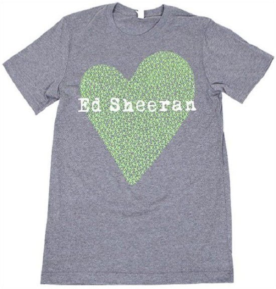 Cover for Ed Sheeran · Heart Medium (T-shirt)