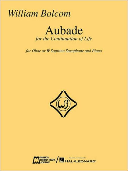 Cover for William Bolcom · Aubade (Paperback Book) (2001)