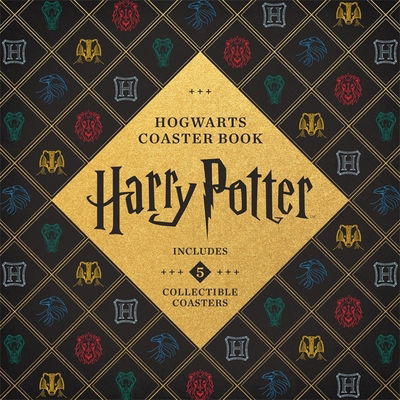 Cover for Danielle Selber · Harry Potter Hogwarts Coaster Book: Gryffindor, Ravenclaw, Hufflepuff, Slytherin (Board book) (2019)