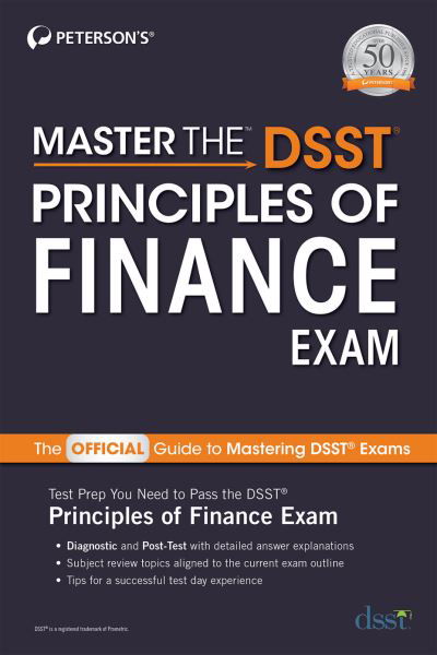 Cover for Peterson's · Master the DSST Principles of Finance Exam (Taschenbuch) (2021)