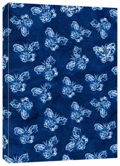 Cover for Tuttle Studio · Shibori Indigo Butterflies Dotted Paperback Journal: Blank Notebook with Pocket - Journal (Paperback Bog) (2022)