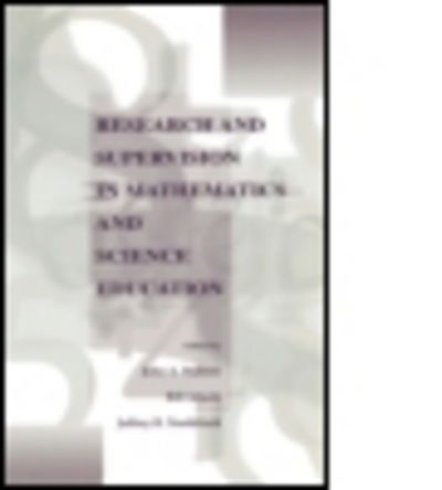 Cover for Erin Malone · Research and Supervision in Mathematics and Science Education (Paperback Book) (1998)