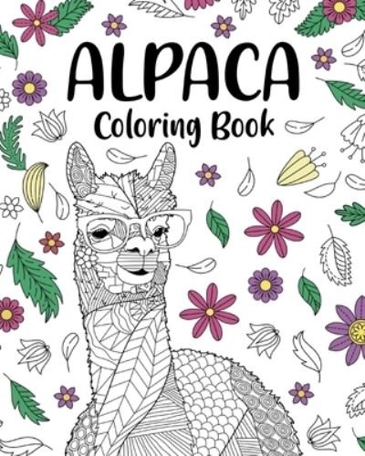 Cover for Paperland · Alpaca Coloring Book (Paperback Book) (2024)