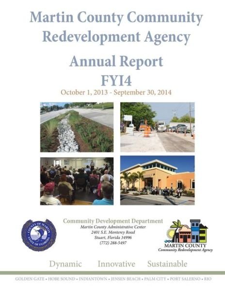 Cover for Kev Freeman · Martin County Community Redevelopment Agency Annual Report Fy14 (Pocketbok) (2015)