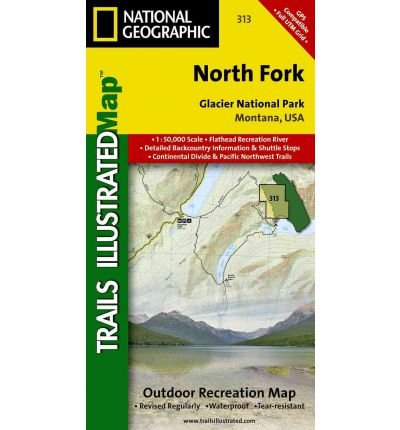 Cover for National Geographic Maps · North Fork, Glacier National Park: Trails Illustrated National Parks (Kort) [2021st edition] (2012)