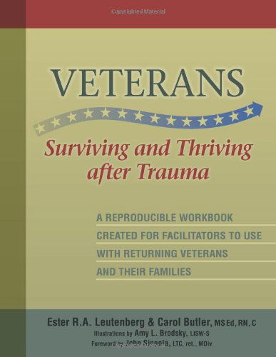 Cover for Ester R. A. Leutenberg · Veterans - Surviving and Thriving After Trauma (Spiral Book) [Spi Wkb edition] (2013)