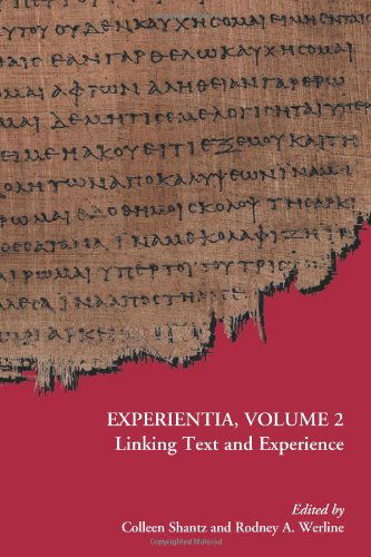 Cover for Rodney A. Werline · Experientia, Volume 2: Linking Text and Experience (Early Judaism and Its Literature) (Paperback Book) (2012)