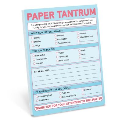 Cover for Knock Knock · Knock Knock Paper Tantrum Nifty Note Pad (Trycksaker) [Pastel edition] (2022)