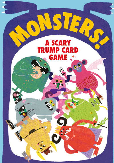 Monsters!: A Scary Trump Card Game - Aidan Onn - Książki - Laurence King Publishing - 9781786271693 - 1 maja 2018