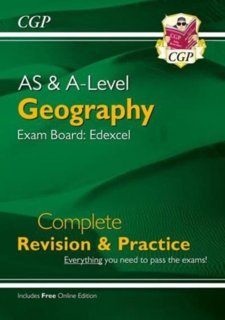 Cover for CGP Books · AS and A-Level Geography: Edexcel Complete Revision &amp; Practice (with Online Edition): for the 2024 and 2025 exams - CGP A-Level Geography (Paperback Bog) [With Online edition] (2023)
