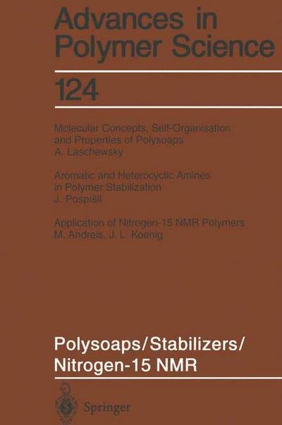 Cover for M Andreis · Polysoaps / Stabilizers / Nitrogen-15 NMR - Advances in Polymer Science (Paperback Bog) [Softcover reprint of the original 1st ed. 1995 edition] (2013)