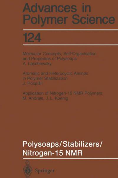 Cover for M Andreis · Polysoaps / Stabilizers / Nitrogen-15 NMR - Advances in Polymer Science (Paperback Book) [Softcover reprint of the original 1st ed. 1995 edition] (2013)