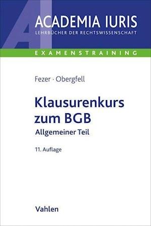 Cover for Fezer · Klausurenkurs zum BGB Allgemeiner (N/A)