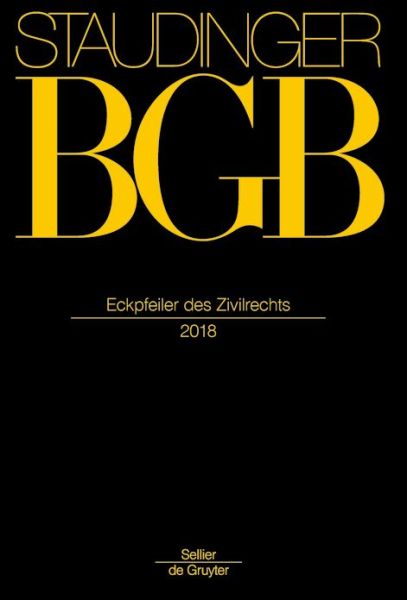 Cover for Staudinger · BGB.Eckpf.Zivilr.2018 (Book) (2018)