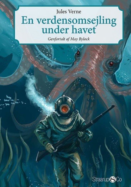 Cover for Jules Verne · Letlæste klassikere: En verdensomsejling under havet (Hardcover Book) [1º edição] (2022)
