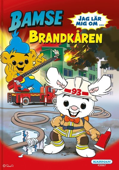 Cover for Susanne Adolfsson · Bamse: Jag lär mig om brandkåren (Inbunden Bok) (2020)
